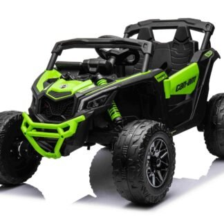 VENTA BUGGY CAN-AM 24V, 1 PLAZA, 4 MOTORES 200W, VERDE, RC, INDA732-RA-PA.DK-CA003